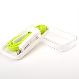 品勝小面二合一數據充電線 800mm青草綠充電器與便捷收納的完美之作